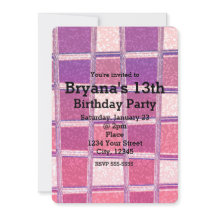 Chunky Chic Glitterrutor Glamor Partyinbjudningar