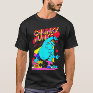 Chunky Hunks Gym Weightlift Bodybuilding Muscle T Shirt