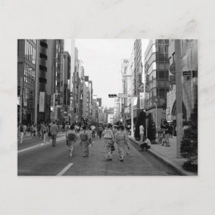 Chuo-dori, Ginza: Tokyo Vykort