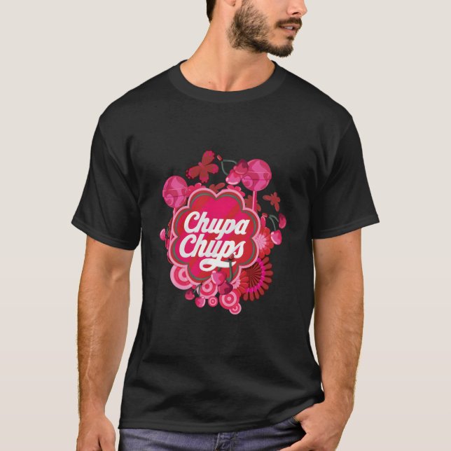 Chupa Chups Cherry T Shirt (Framsida)