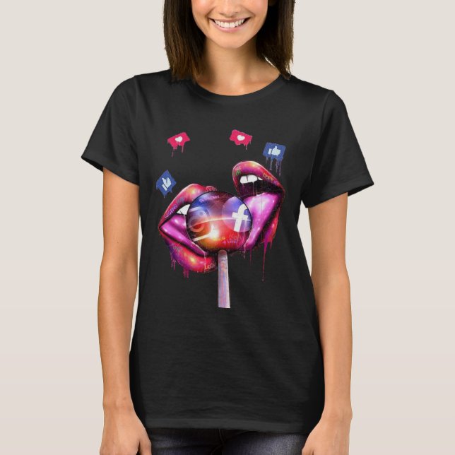 Chupa chups graffiti  t shirt (Framsida)