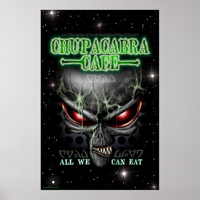 Chupacabra Cafe 23X35 poster (Framsidan)