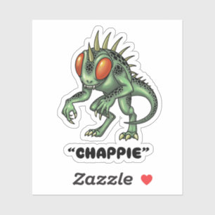 Chupacabra ’Chappie’ Cryptid-dekal Klistermärken