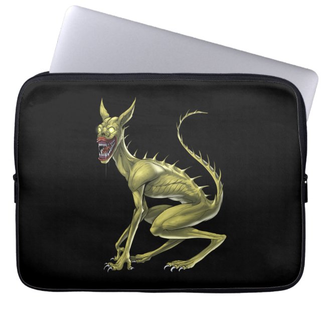 Chupacabra Cryptid-Beast Laptop Fodral (Framsidan)