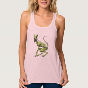 Chupacabra Cryptid-Beast Linne Med Racerback