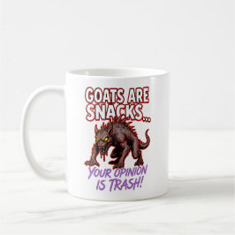 Chupacabra Getter Är Snacks Roligt Kryptid Humor Kaffemugg