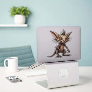 Chupacabra Gremlin Hybrid Illustration Klistermärken