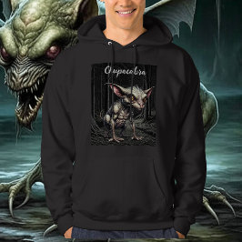 Chupacabra i Skogen Cryptid Hoodie