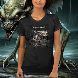 Chupacabra i Skogen Cryptid T Shirt