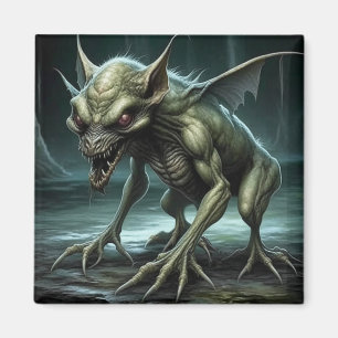 Chupacabra - Kryptidmonster eller djur Magnet