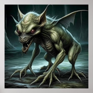 Chupacabra - Kryptidmonster eller djur Poster