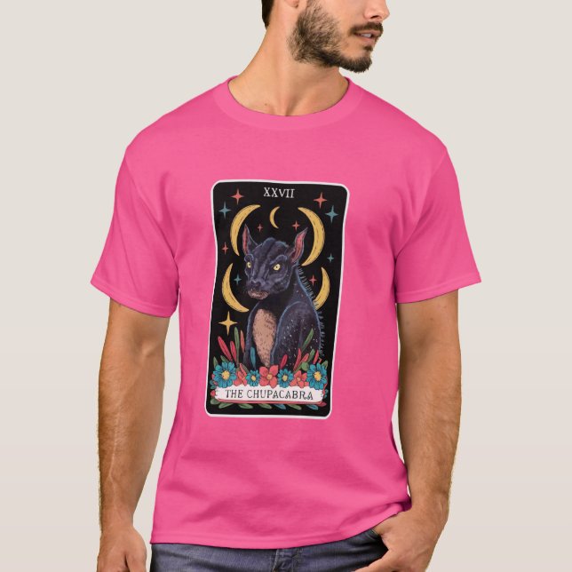 Chupacabra Legendary Creature Mythical Beast Crypt T Shirt (Framsida)