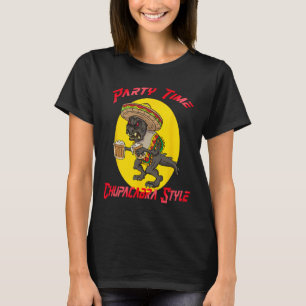 Chupacabra Party Time Cinco De Mayo T Shirt