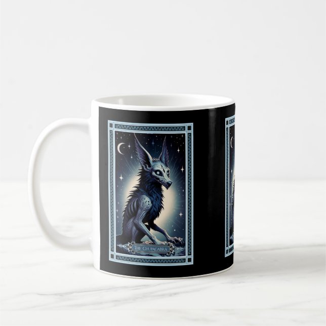 Chupacabra Tarot Card Kaffemugg (Vänster)