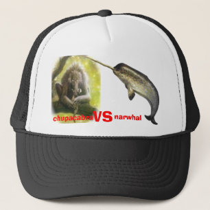 chupacabra vs narwhal truckerkeps