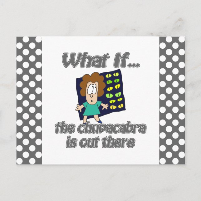 chupacabra vykort (Framsida)