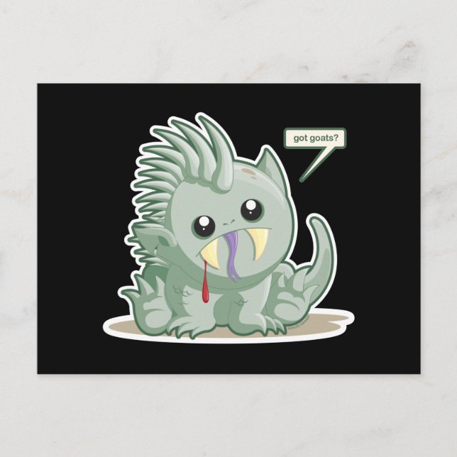 Chupacabra Vykort (Framsida)