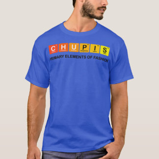 Chupis red inslag black lettering t shirt