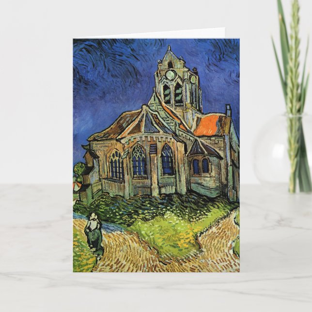 Church at Auvers-sur-Oise av Vincent van Gogh Kort (Framsida)