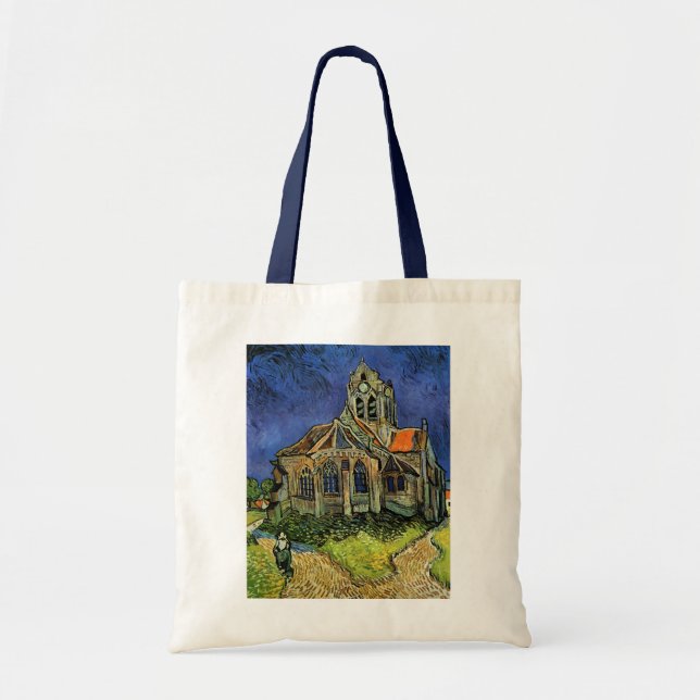Church at Auvers-sur-Oise av Vincent van Gogh Tygkasse (Framsidan)