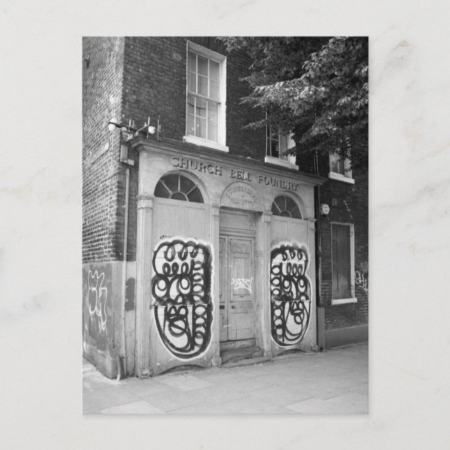 Church Bell Foundry, London, Storbritannien Vykort (Framsida)