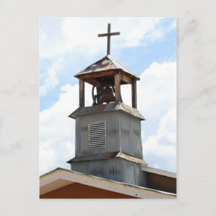 Church Bell Torn i Truchas, New mexico Vykort