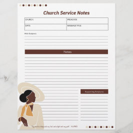 Church Black Woman Service noterar Christian Bible Brevhuvud