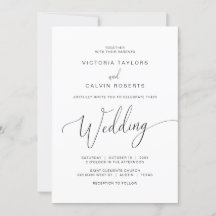 Church Bröllop Ceremony Firande, Black Script