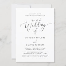 Church Bröllop Ceremony Firande, Modern Script