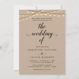 Church Bröllop Ceremony, Parents Hosting, Kraft in Inbjudningar