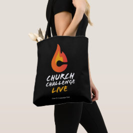 Church Challenge Orange Flame Black Tygkasse