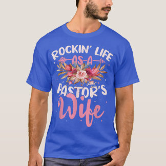 Church Christian Rockin Life As A Pastors Wife App T Shirt