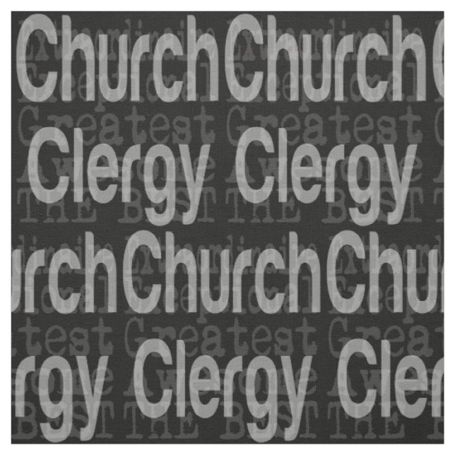 Church Clergy Extraordinaire Tyg (Provkarta)