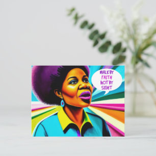 Church Dam Walk by Faith Art Postcard Vykort