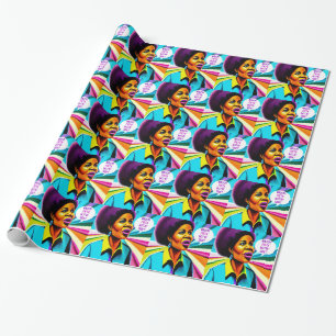 Church Dam Walk by Faith Art Wrapping Papper Presentpapper