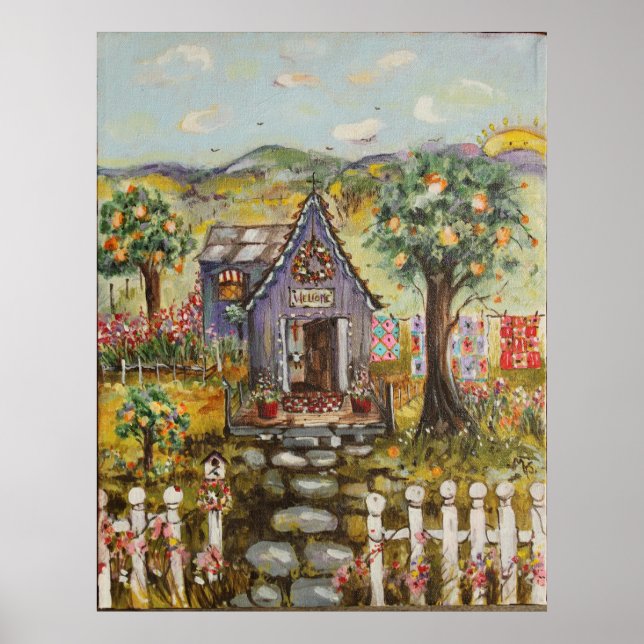 Church House Print Poster (Framsidan)