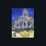Church in Auvers av Van Gogh Painting Art Canvastryck<br><div class="desc">Kyrkan i Auvers-sur-Oise,  besök från Chevet av Vincent van Gogh</div>