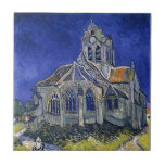 Church in Auvers av Van Gogh Painting Art Kakelplatta<br><div class="desc">Kyrkan i Auvers-sur-Oise,  besök från Chevet av Vincent van Gogh</div>