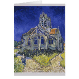 Church in Auvers-sur-Oise av Vincent Van Gogh Hälsningskort