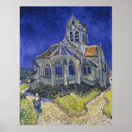 Church in Auvers-sur-Oise av Vincent Van Gogh Poster