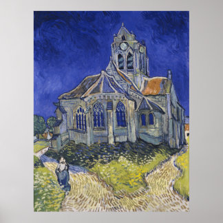 Church in Auvers-sur-Oise av Vincent Van Gogh Poster