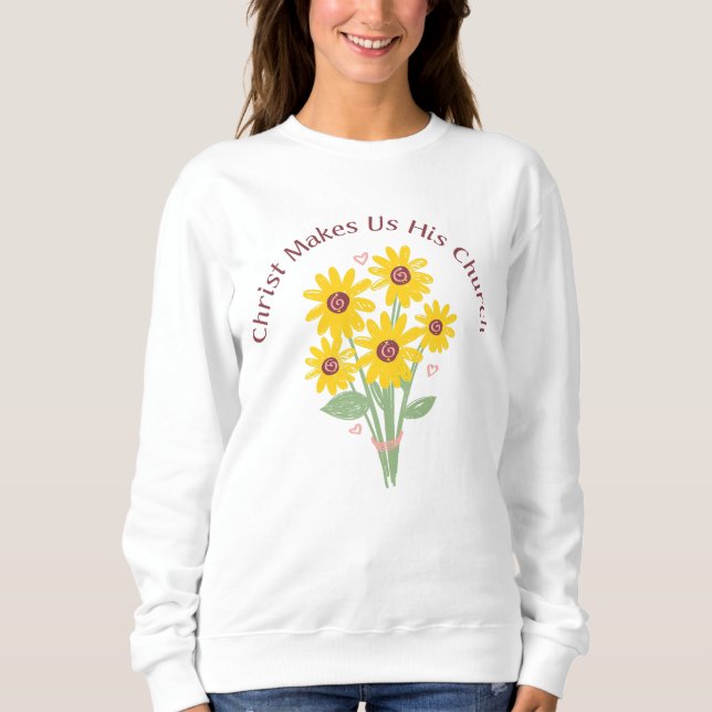 church jesus christ t shirt (Framsida)