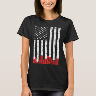 Church Ljud Guy US Flagga Audio Tech Ingenjör T Shirt