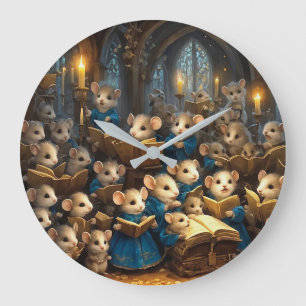 Church Mouse Choir Stor Klocka