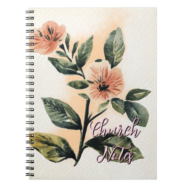 Church notes anteckningsbok (Framsidan)