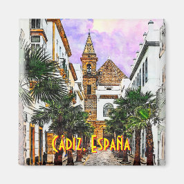 Church Nuestra Senora de la Palma. Cádiz, Spanien. Magnet