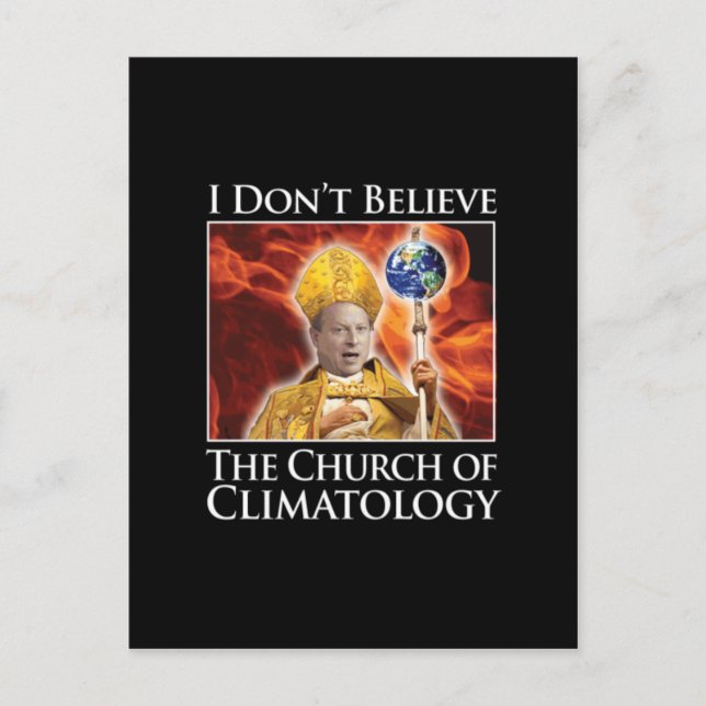 Church_of_climatology_blk_stkr Vykort (Framsida)