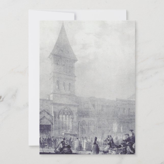 Church of the Abbey of Saint Philibert at Tounus Inbjudningar (Framsida)