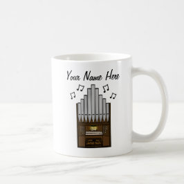 Church Organ Anpassningsbar Mugg Organist Musician