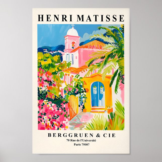 Church Painting inspirerad av Henri Matisse, Chris Poster (Framsidan)